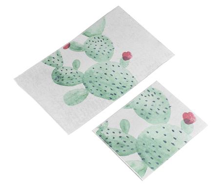 Cactus Flower 2 db Fürdőszobai szőnyeg