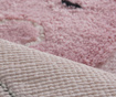 Kopalniška preproga Birdie Pink 60x100 cm