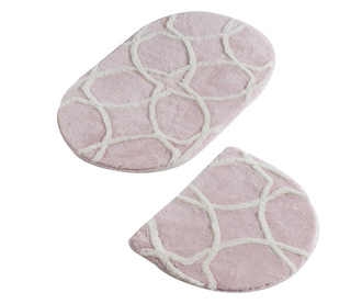 Bevis Oval Pink 2 db Fürdőszobai szőnyeg
