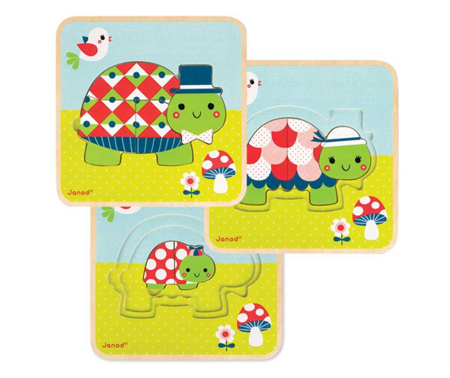 Set 3 puzzle-uri Turtles