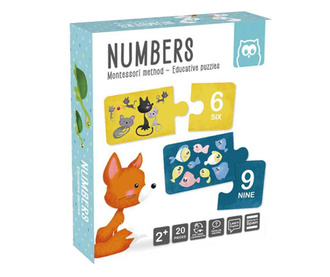 Set 10 slagalica od 2 dijela Numbers