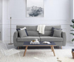 Sydney Light Grey Háromszemélyes kihúzható kanapé