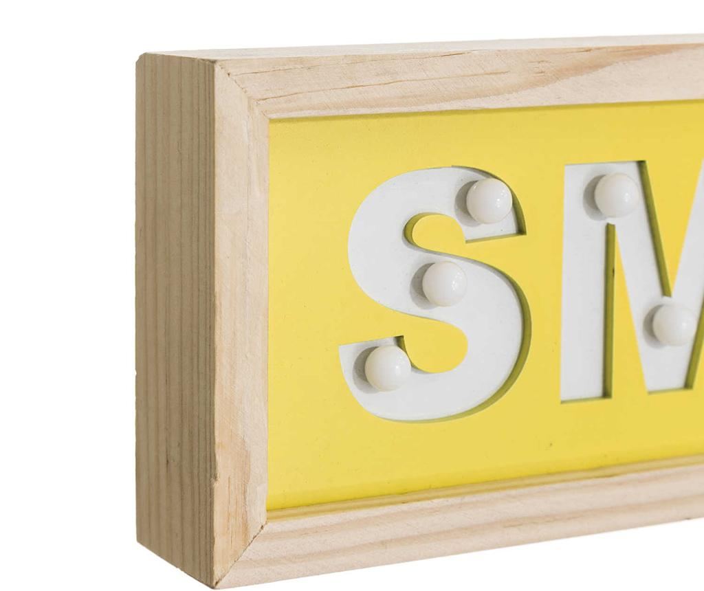 Svjetleći zidni ukras Smile - 3