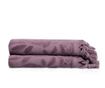 Set 2 prosoape de baie Åžaheser, Fringe Purple, bumbac, 50x90 cm