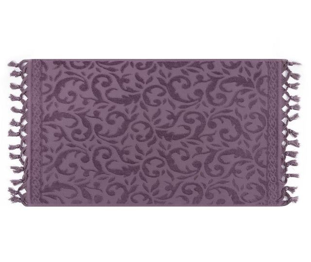 Set 2 prosoape de baie Åžaheser, Fringe Purple, bumbac, 50x90 cm