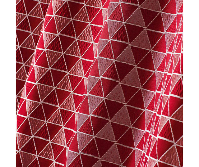Zastor Isometric Red 140x260 cm
