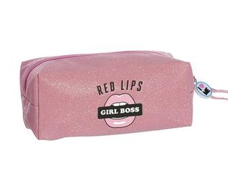Red Lips Girl Boss Neszesszer