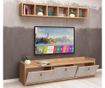 Set comoda TV si corp cu rafturi Mod Design, Sleppa, PAL melaminat thumbnail 4