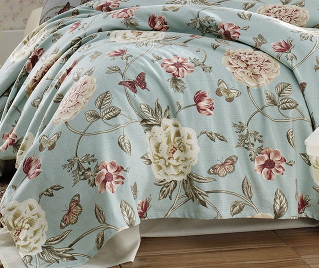 Cuvertura Pique Enlora Home, Sandiego Mint, bumbac, 200x235 cm - 2