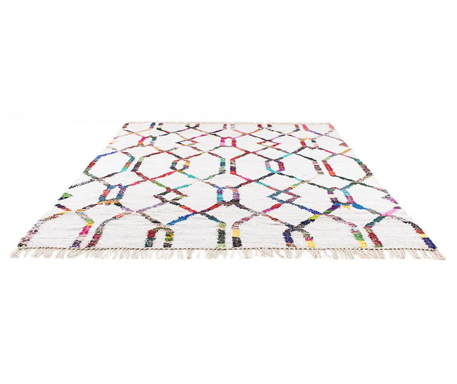 Килим Boho Chindi Kilim Chain White 160x230 см