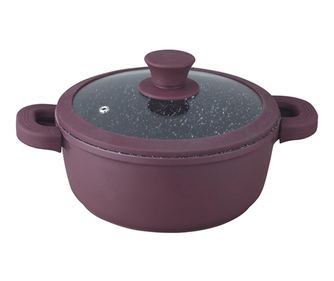 Κατσαρόλα με καπάκι Jenna Purple
