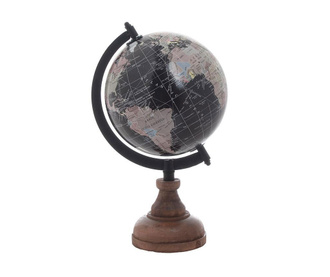 Dekoracija Globe Black Striped