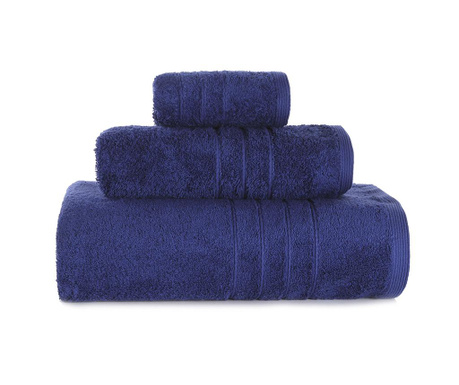 Zestaw 3 ręczników kąpielowych Omega Blue