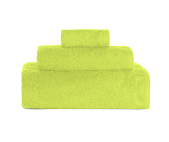 Set 3 kupaonska ručnika Delta Lime Green