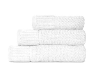 Комплект 3 кърпи за баня Suprem White