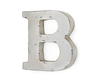 Decoratiune de perete Letter B Ivory