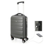 Куфар с USB порт Elevator Smart Charcoal