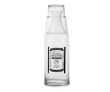Σετ μπουκάλι και ποτήρι νερού Aqua Naturale