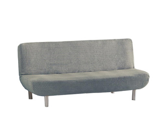 Husa elastica pentru canapea Eysa, Aquiles Clic Grey, poliester, bumbac, 180x118 cm, gri