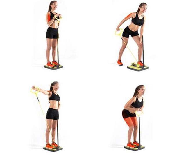 InnovaGoods Glutes and Legs with Exercise Guide Fitness gép