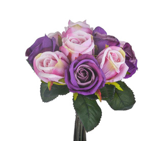 Buchet flori artificiale Roses Lavender