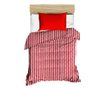 Prešito posteljno pregrinjalo Stripe Red 160x230 cm