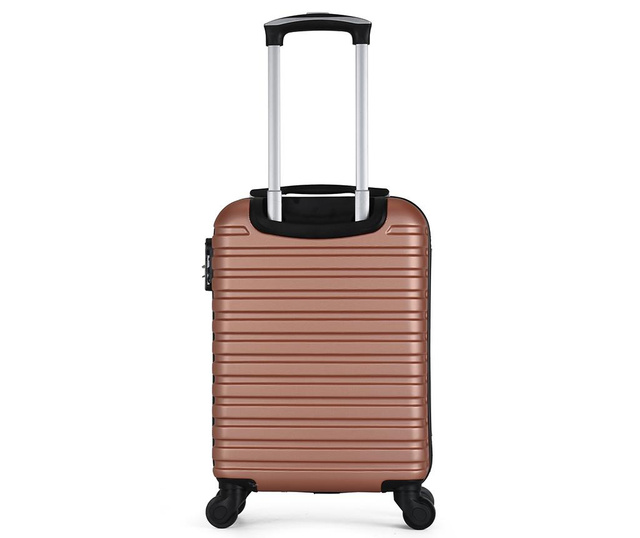 Montreal Golden Pink Gurulós bőrönd 35 L