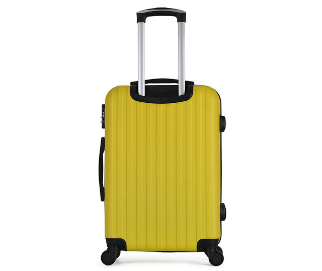 Bogota Yellow Gurulós bőrönd 36 L