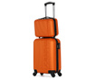 Set putna torba s kotačićima i kozmetička torba Zurich Orange