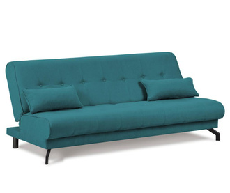 Sofa extensibila 3 locuri Musique Turquoise