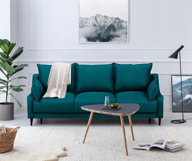 Sofa trosjed na razvlačenje Ancolie Turquoise