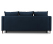 Canapea extensibila cu 3 locuri Mazzini Sofas, Ancolie Blue, albastru, 90x215x94 cm