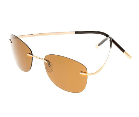 Męskie okulary przeciwsłoneczne Simplify Kace Gold