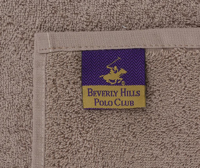 Set 4 prosoape de baie in cos Beverly Hills Polo Club, Umka, bumbac, 30x30 cm