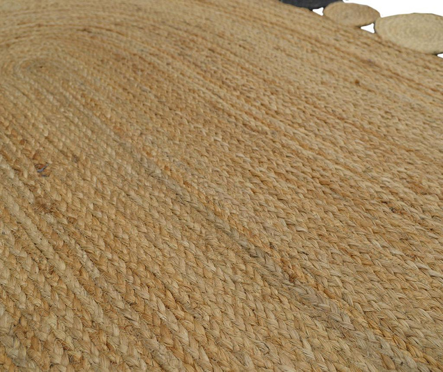 Tepih Roberta Oval Natural & Black 120x180 cm