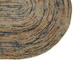 Preproga Roberta Oval Natural & Blue 120x180 cm