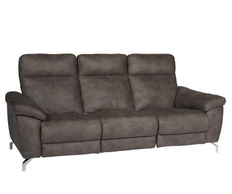 Selesta Fabric Brown Háromszemélyes dönthető kanapé