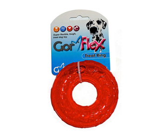 Flex Treat Ring Red Játék kutyáknak