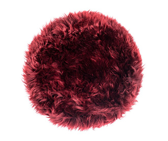 Fluffy Round Red Ülőpárna 35 cm