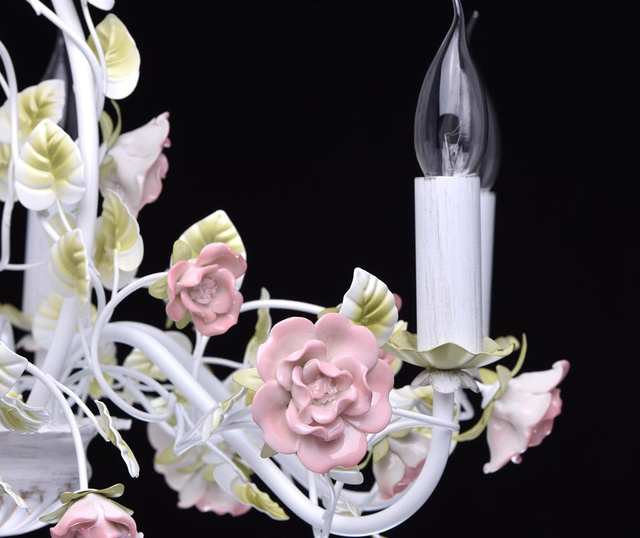 Candelabru Classic Lighting, Provence 6 Flowers, metal, 75x75x130 cm