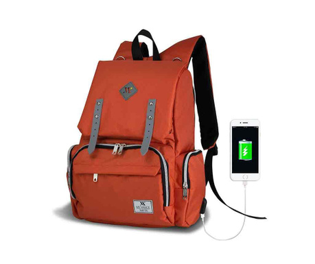 Чанта за памперси USB Ciaran Orange