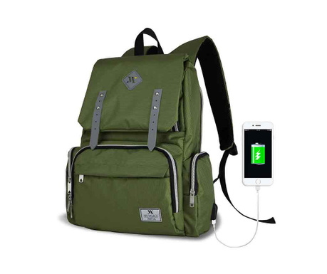 Чанта за памперси USB Ciaran Green