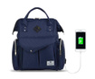 Чанта за памперси USB Barry Dark Blue