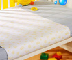 Vodootporna zaštita za madrac za bebe Setex Junior Molton White Yellow 70x100 cm