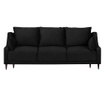 Sofa trosjed na razvlačenje Freesia Black