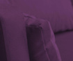 Leva kotna sedežna garnitura Elena Purple