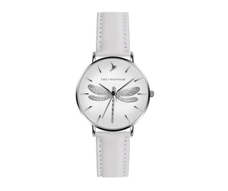 Dámske hodinky Emily Westwood Dragonfly White