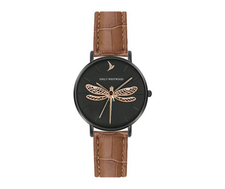 Dámske hodinky Emily Westwood Dragonfly Brown