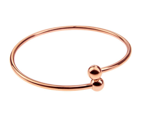 Narukvica Twisted Ball Rose Gold