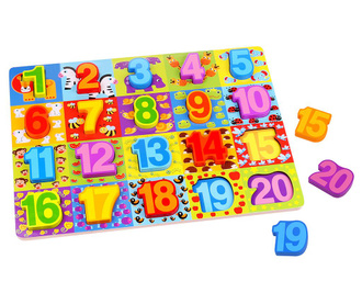 Joc tip puzzle 20 piese Numbers